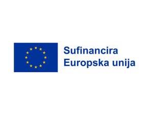 Sufinancira Europska unija